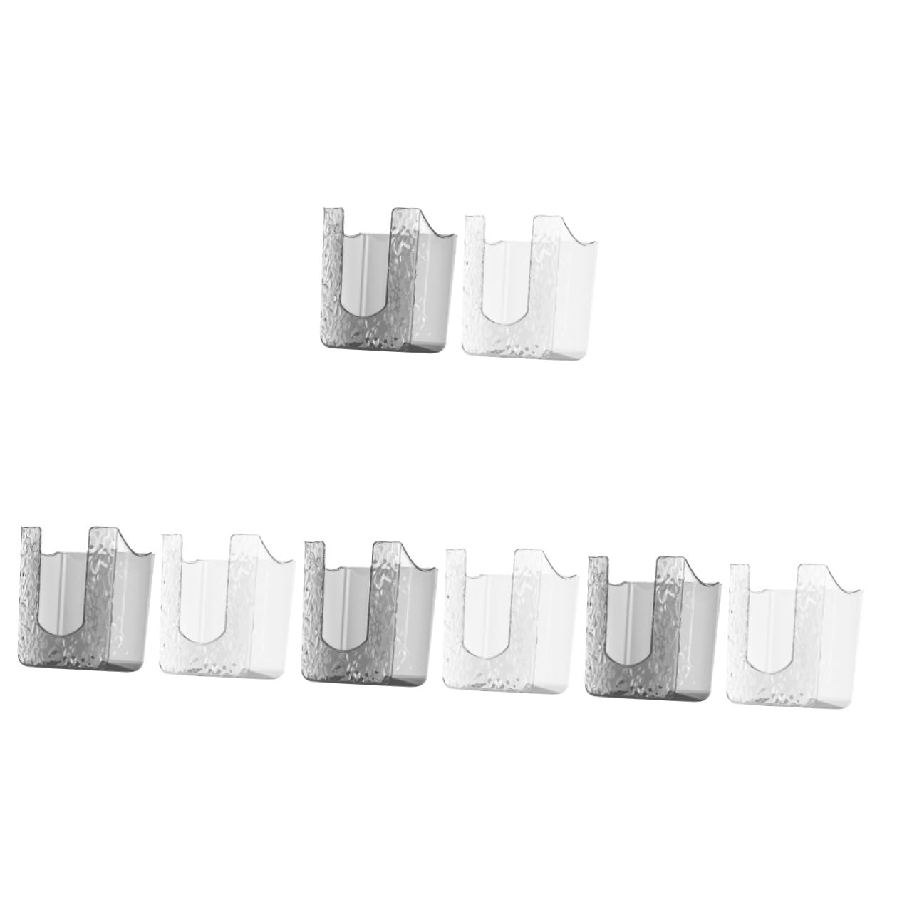 PRETYZOOM Lot De 4 Distributeurs De Mouchoirs Muraux Élégants Boîte De Rangement Multifonction pour Lingettes Et Mouchoirs pour Bébé 2 Pièces X 4