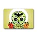 Produktbild DOUBEE Generisches Design Schädel Skull Pattern Fussmatte Premium Schmutzmatte Haus Fußabstreifer 46cm X 76 cm