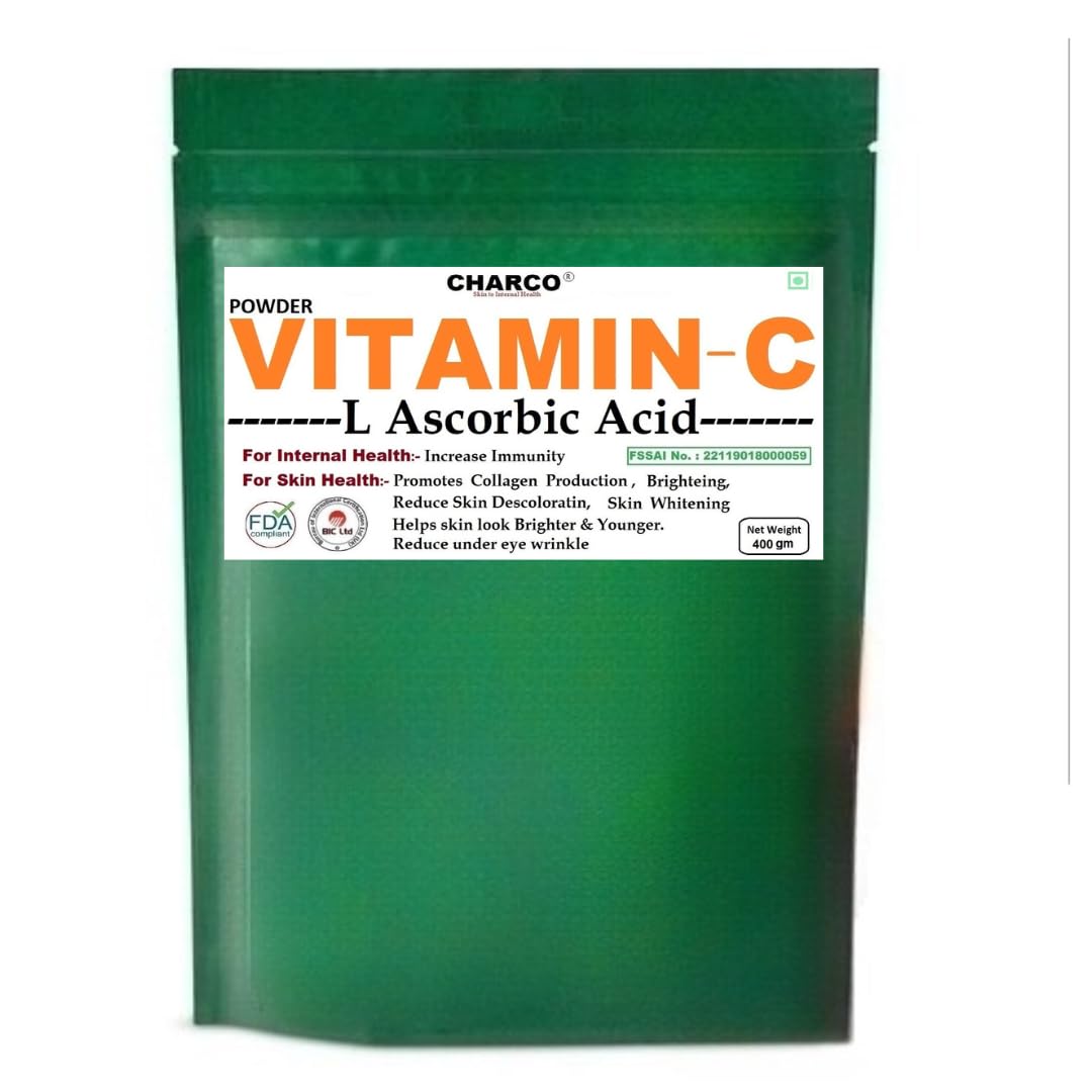 See full amazon price history chart for CHARCO - Skin To Internal Health® Vitamin C Powder (L-Ascorbic Acid) 400 gm, For Immunity Booster & Face Serum Skin Care, toners, lotions, creams, Skin cell Protection, Collagen Booster CHARCO - Skin To Internal Health® Vitamin C Powder (L-Ascorbic Acid) 400 gm, For Immunity Booster & Face Serum Skin Care, toners, lotions, creams, Skin cell Protection, Collagen Booster (B07CYQ9KGB) Amazon Price History, Amazon Price Tracker