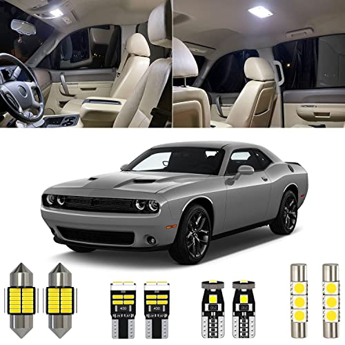 Kit Interior LED 13 Piezas para Dodge Challenger Blanco miniatura 1