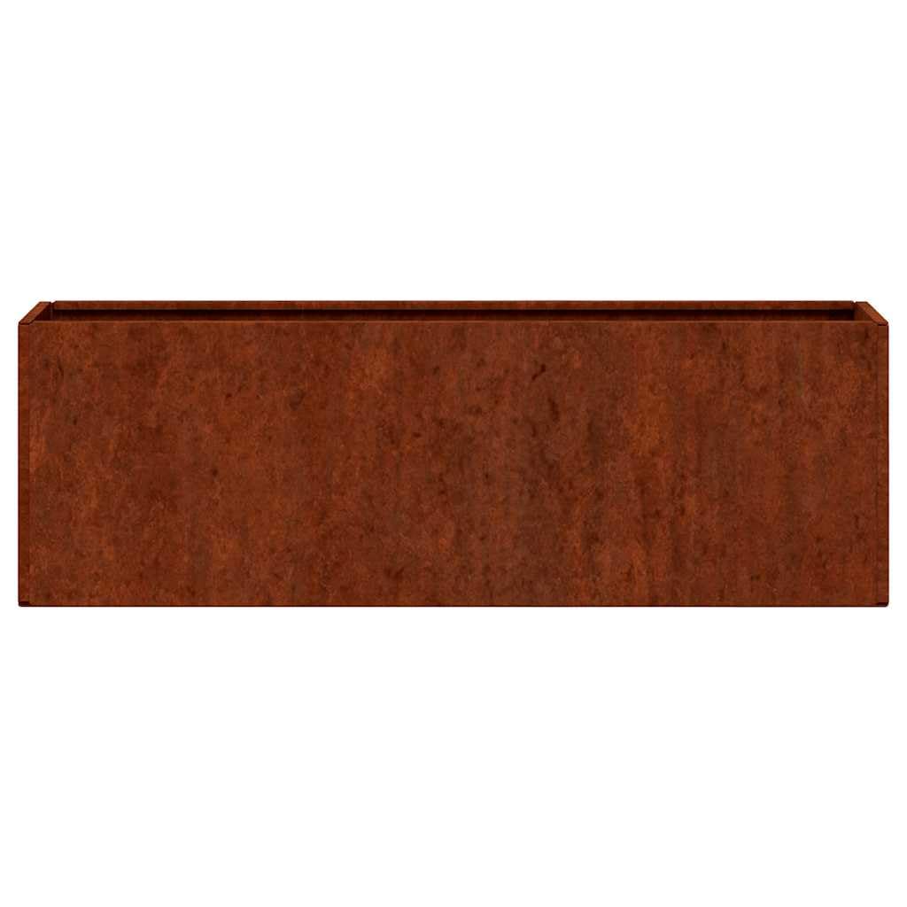 Fioriere da Parete 2 pzin Acciaio Corten 53x10x17 cm,Casa e Giardino,Prato e Giardino,Giardinaggio,Vasi e fioriere,2.61kg-823686