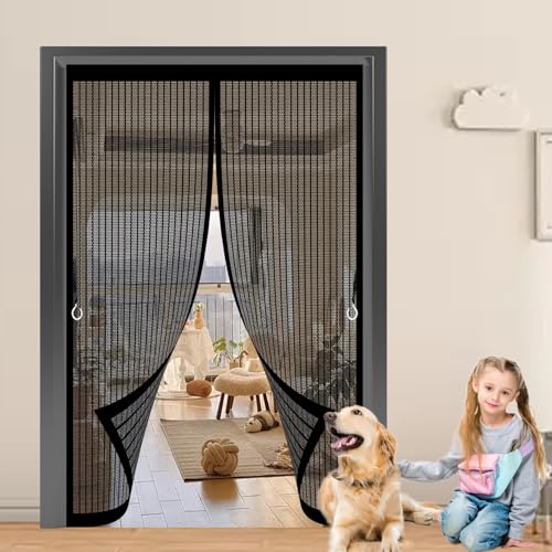 Moustiquaire magnétique 147x201 cm sans perçage pour protéger votre intérieur