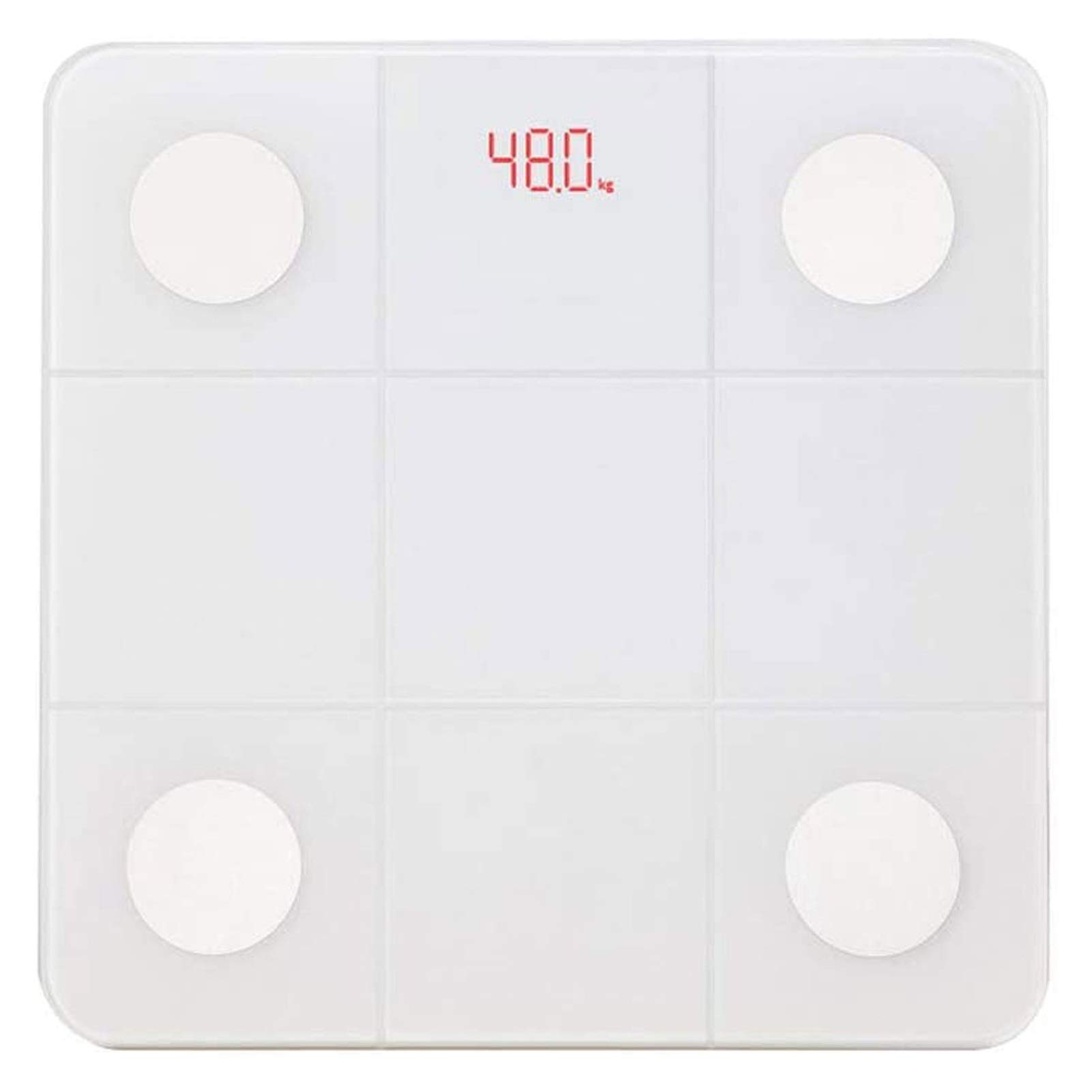 Bilancia da Bagno Digitale con LCD retroilluminato Facile da Leggere, Misura di Grasso Grasso Intelligente Piccola Scala Grasso corporeo