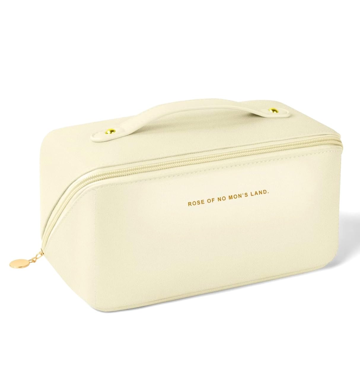 Erica Crespo Neceser Maquillaje Impermeable Erica Crespo - Bolsa de Aseo y Organizador Cosméticos para Viaje - Compacto, Resistente y Fácil de Limpiar con Gran Capacidad - Piel Sintética, Diseño Elegante