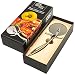 Pizza Cutter Wheel - Best Premium Pizza Slicer by All for Pizza - Ergonomic Anti-Slip Latex-Free Rubberized Grip - Top Quality Professional Choice