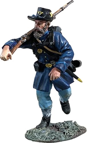 W. Britain American Civil War 31412 Union Iron Brigade avanzando Brazos de hombro derecho Escala 1:30 Metal