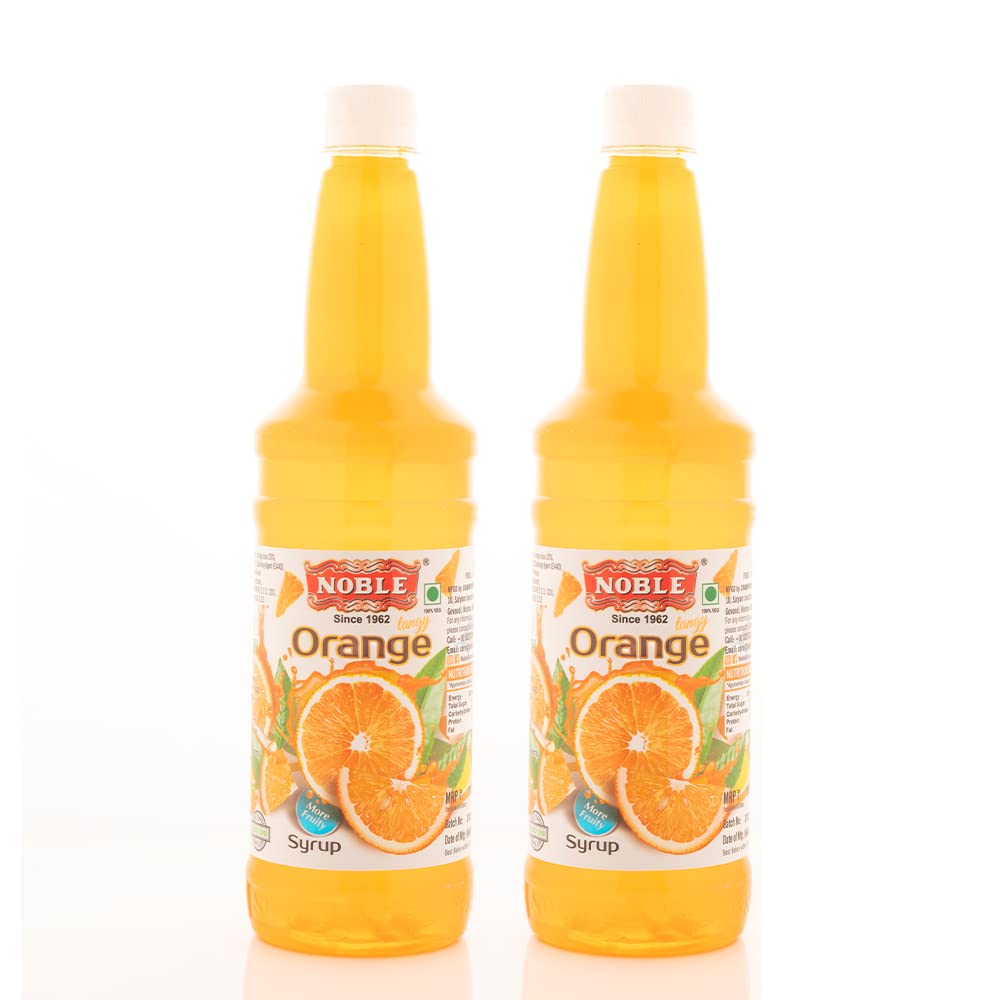 Buy NOBLE Orange Natural Orange & Lemon Juice For Cocktails, Mocktails, Ice Gola, Juices
