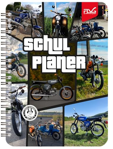FLVG A5 Schülerkalender Gymnasial- Schul- und Studienplaner 2026/2027 zweitakt Moped Onkel Schwerdt