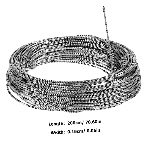 Cuerda de acero inoxidable de instalación flexible con abrazaderas 3