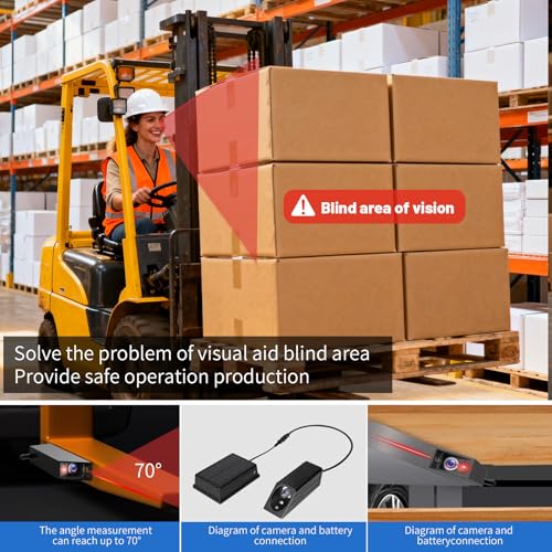 Image of HD 720P Wireless Camera with 7-inch Display, Supports Video Recording, for Trailer /RV /Truck /Car /Tractor ACT501 /forklift