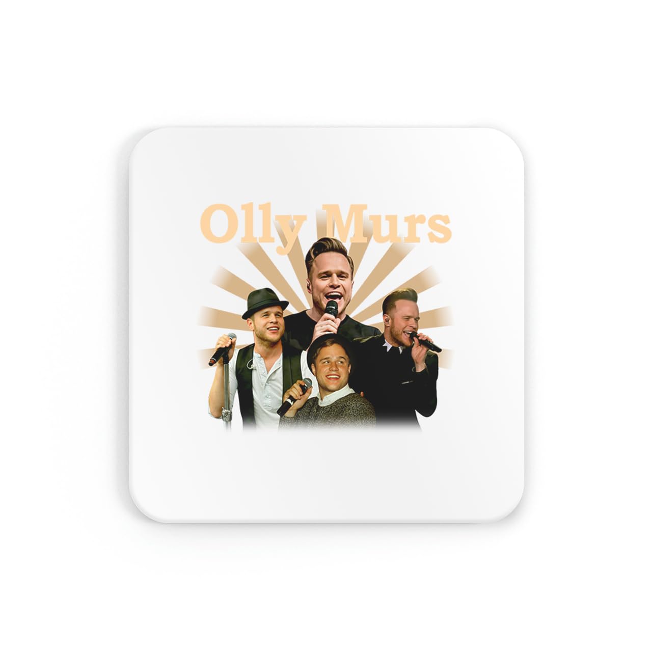 New Spirit Original White Olly Murs Coaster Drinks Mat Drinks Coaster Tea Coffee Cute Fun Funny Pretty Aesthetic