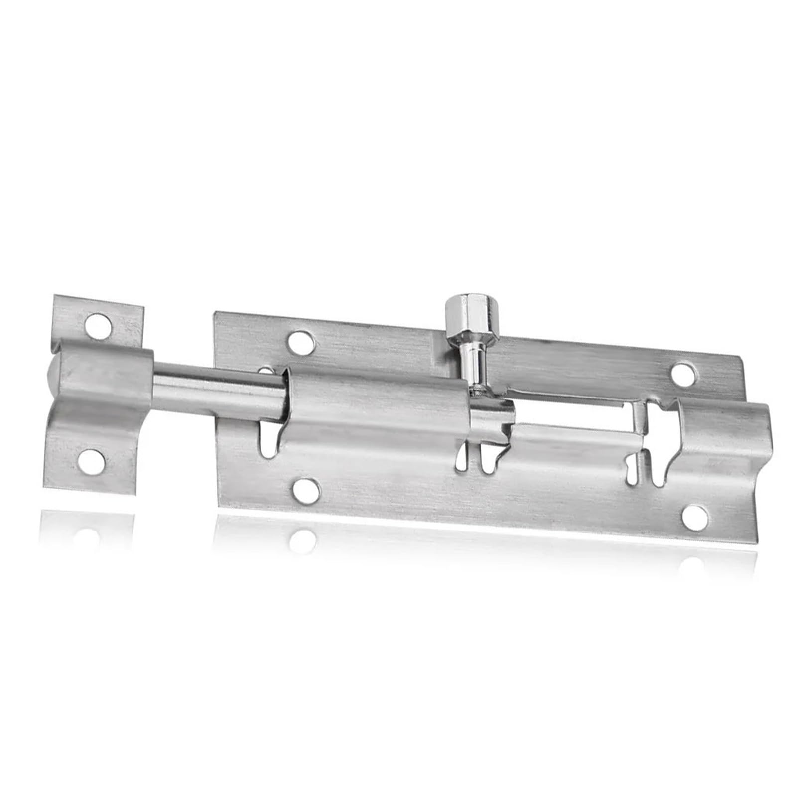 10 cerraduras de seguridad acero inoxidable for puerta casa, con hebilla for ventana, corrediza engrosada, torre Para Puertas
