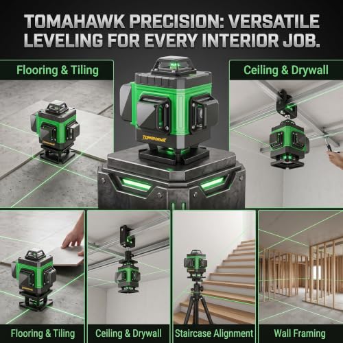 Tomahawk 16-Line 4D Green Laser Level Pro Red - Image 6
