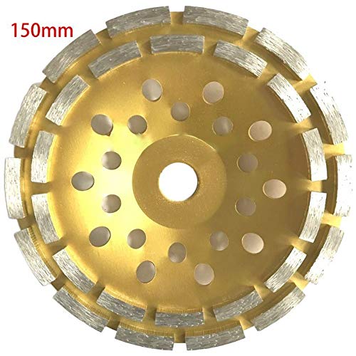 Disco Desbaste Hormigon,Disco Diamante 100/115/125/150 / 180mm segmento de diamante Muela Copa disco amoladora hormigón Granito Piedra Cut(150mm)