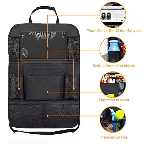 Newaner Auto Rückenlehne Schutz Unterstützung Multi Pocket Organisator, Oxford Tuch verhindern Kick Auto Rücksitz großen Veranstalter, Kinder, Veranstalter und Car Back Seat Organiser