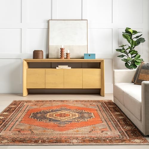 Nuloom MKCL09A-208 Kamila Tribal Machine Washable Runner Rug thumb #7
