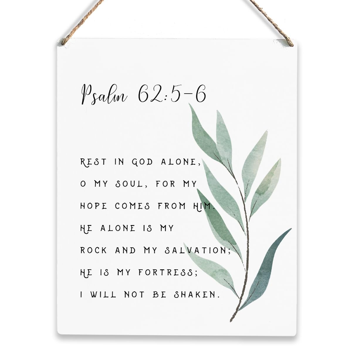 Photo 1 of Christian Inspirational Quotes Wall Decor Encouraging Rustic Religious Decorative Wall Hanging Wooden Sign Positive Bible Verse Farmhouse Wood Plaque for Home Office Study Room Bar Decoration