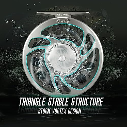 image for Piscifun Sword Fly Fishing Reel, CNC-Machined Aluminum Alloy Fly Reel,