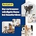 PetSafe Mikrochip Katzenklappe, Selektiver Zugang für Ihre Katze, hält fremde Tiere draußen, Katzen bis 7 kg, Weiß, 1 Stück (1er Pack)