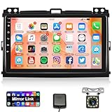 Radio for Toyota Land Cruiser Prado 2004-2009 Lexus GX470 Android 13 Car Stereo with GPS Navigation, Rimoody 9 Inch Touch Screen Bluetooth FM WiFi Mirror Link Backup Camera