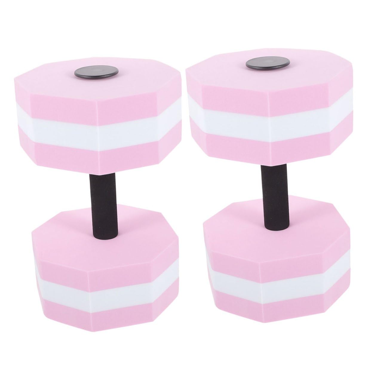 TOPBATHY Mancuernas Acuáticas de EVA Rosa para Fitness en Piscina, 1 Par