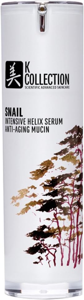 Snail Intensive Helix Mucin Anti Aging Serum for Face | Physician Grade Korean Inspired Skin Care | May Help Smooth Appearance of Wrinkles & Brightens for More Youthful-Looking Skin |1 fl oz