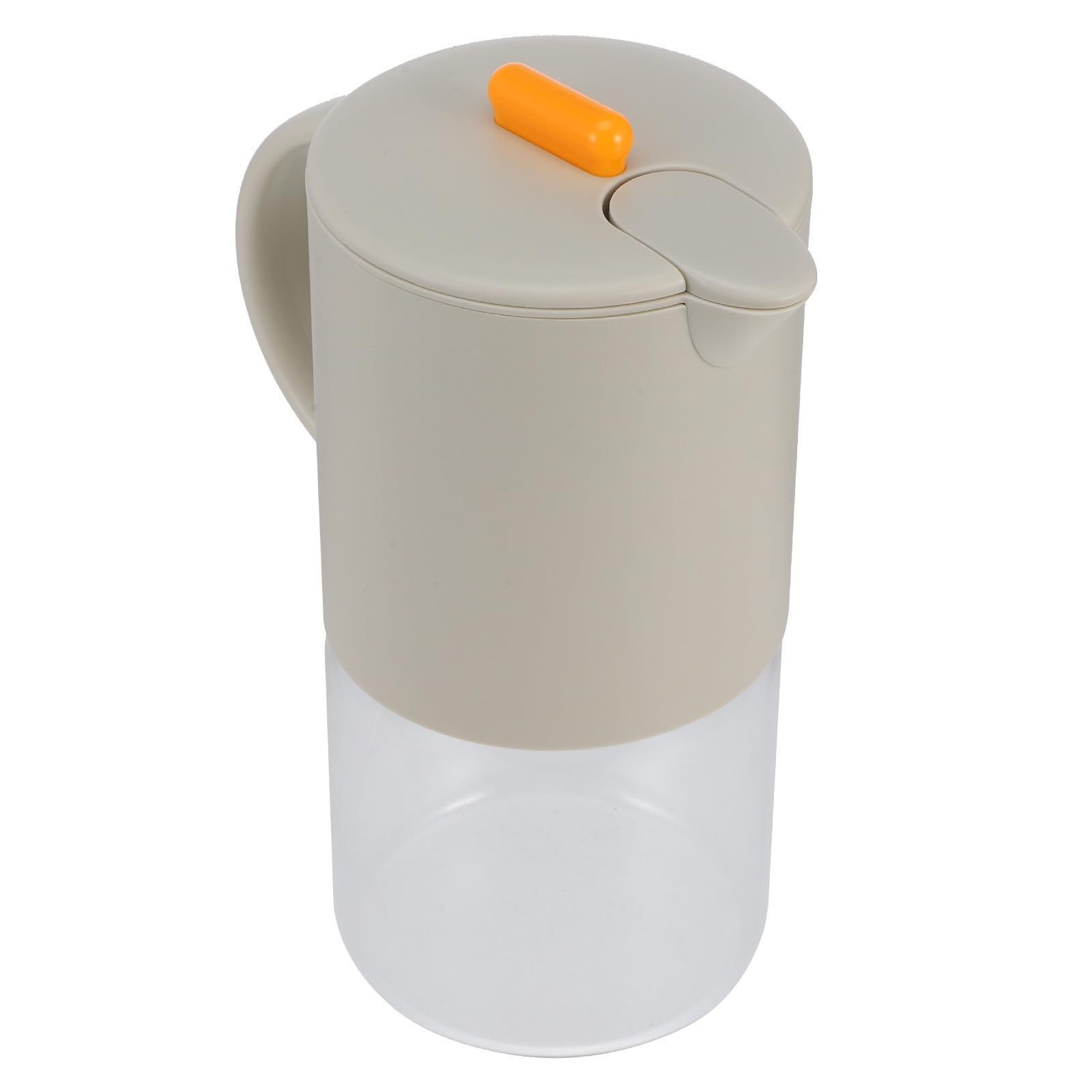 Brocca Grande Capacità 1800ml in Vetro e Silicone Manico Portatile per Acqua e Tè Freddo Uso Quotidiano Familiare