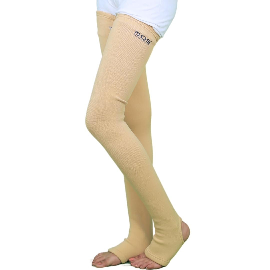 BOS MEDICARE SURGICAL� Stocking Classic, (Pair) Elastic Nylon Yarn with 4 Way Stretch Provides Compression, Strength and Blood Circulation-image-18