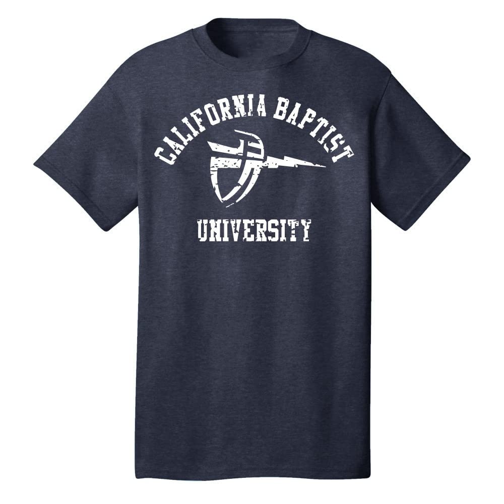 Sport Your GearCalifornia Baptist University CBU Lancers Distressed Retro Short Sleeve T-Shirt