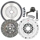 ClutchMaxPRO Performance Stage 1 Clutch Kit with Flywheel with Slave Cylinder Compatible with 2002-2005 VW Beetle Golf Jetta 2000-2006 Audi TT Quattro 1.8 Turbo 6-Speed (CP02117HDWSFW-ST1)