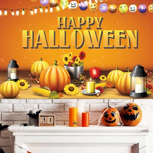 Amazon.co.jp: タペストリー ハロウィン飾り カボチャ 壁掛け