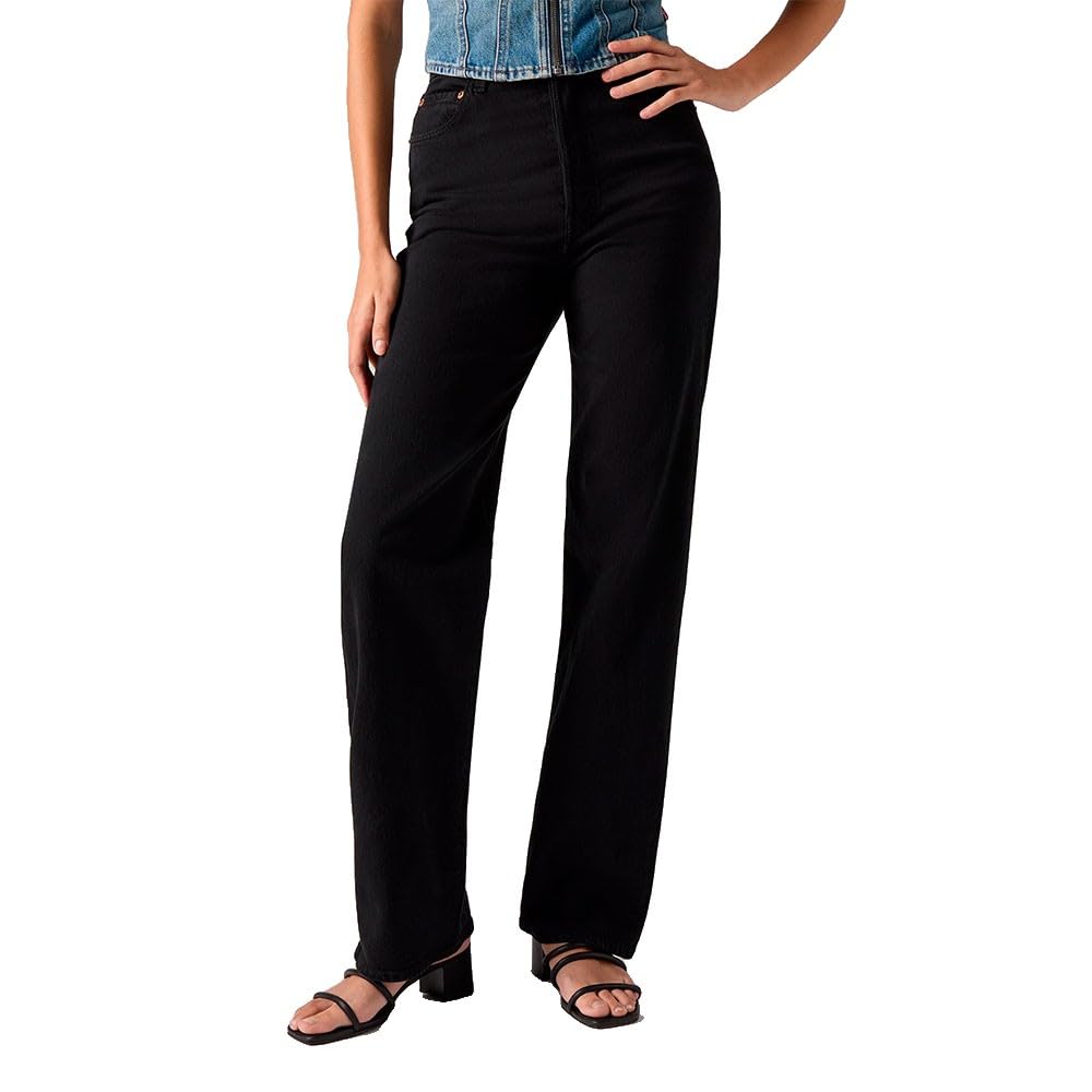 Levi's Ribcage Full Length Black Sprout, Black Sprout., 25W x 30L