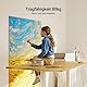 Claiks Elektrisch Höhenverstellbarer Schreibtisch 140×70 cm (FSC®) - Steh-Sitz-Tisch mit Kabelmanagement & Memory-Funktion Leiser Motor für Homeoffice Ergonomisches Design Beige Arbeitsplatte