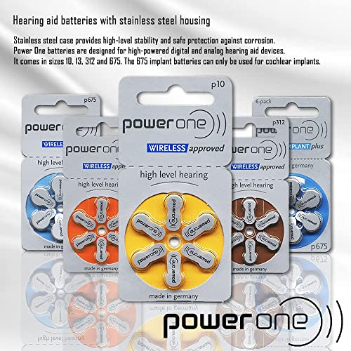 Powerone Size 312 Hearing Aid Batteries - 30 Count #TOP4