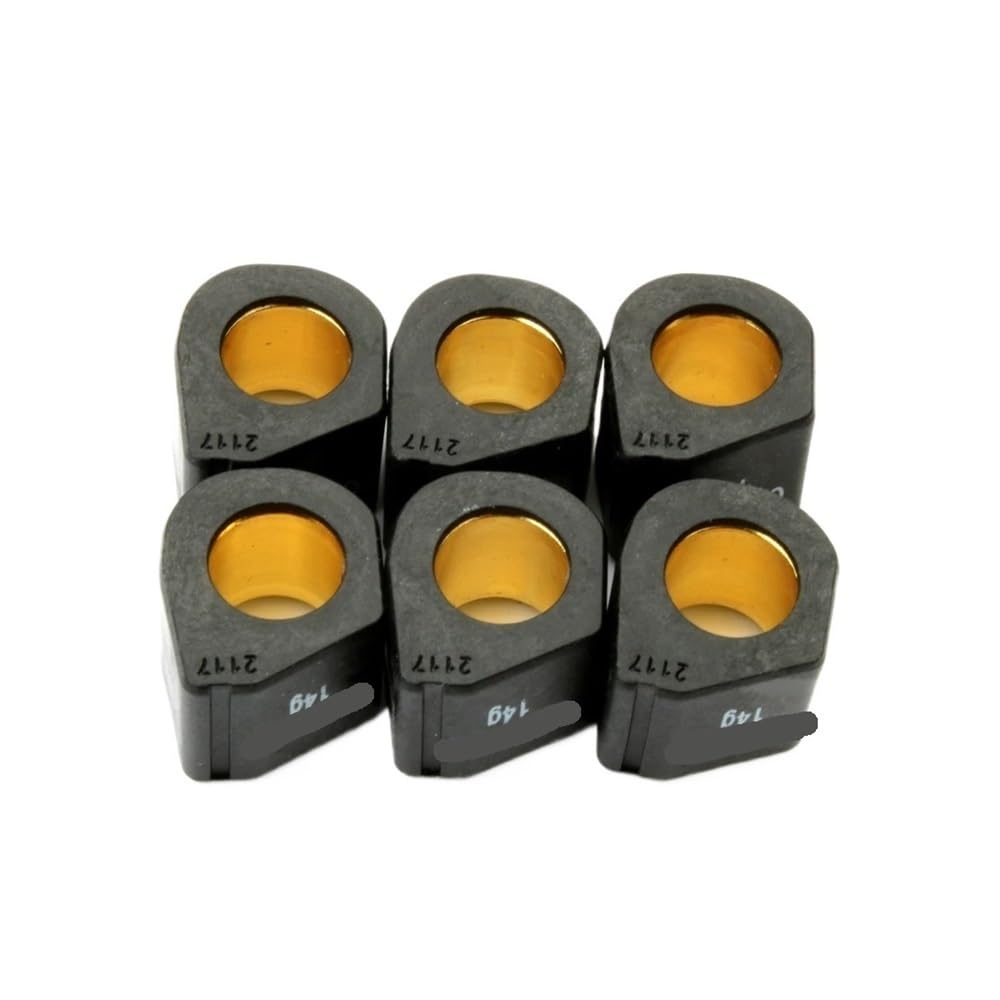 Set di rulli for variatore Racing 21x17 mm, 9 g, 11,5 g, 13 g, 14 g, compatibili con Scooter Runner VX VXR200 NexusOregon250 300(21x17mm 14g)