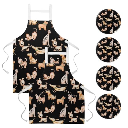Tablier de cuisine imperméable aux taches de nettoyage et de bistrot