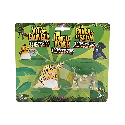 Giochi Preziosi – Personajes coleccionables de la película «La Panda de la Selva» - 2 Figuras Bob + Maurice
