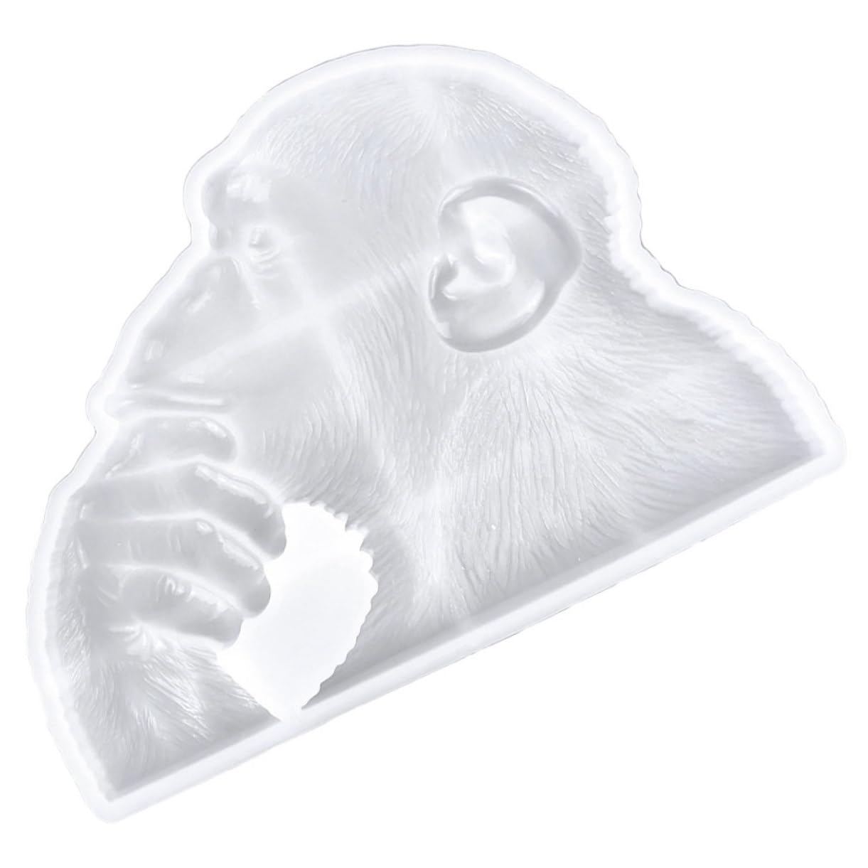 Housoutil 4 Pièces Moule Silicone Forme de Moule Diy Flexible pour Décorations Artisanales pour Personnalisées Amusants