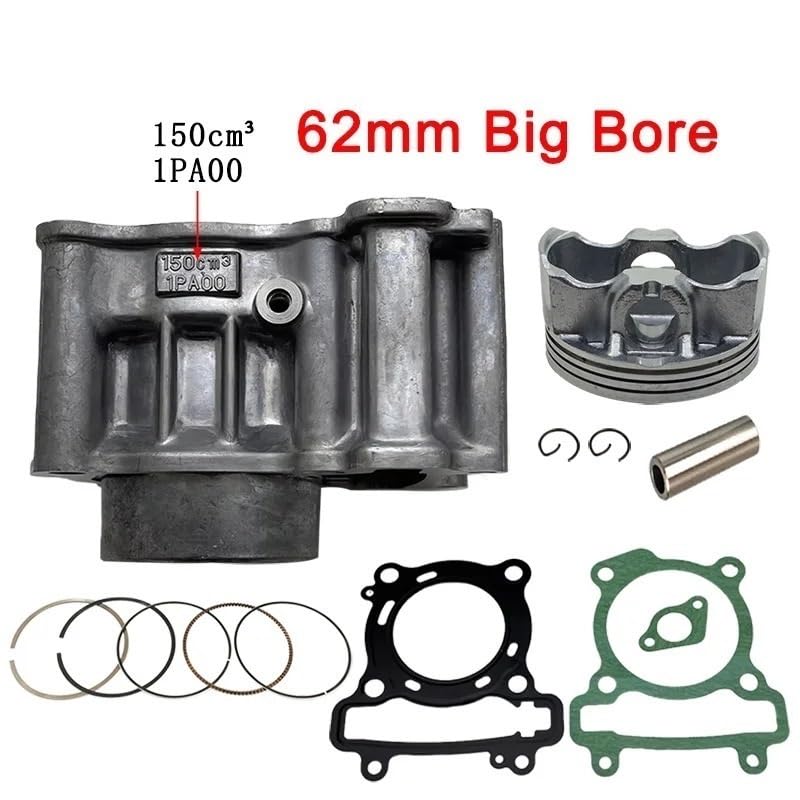Kit de modificación de cilindro de 62mm adaptable a YZF-R 125 y LC150 1PA 2