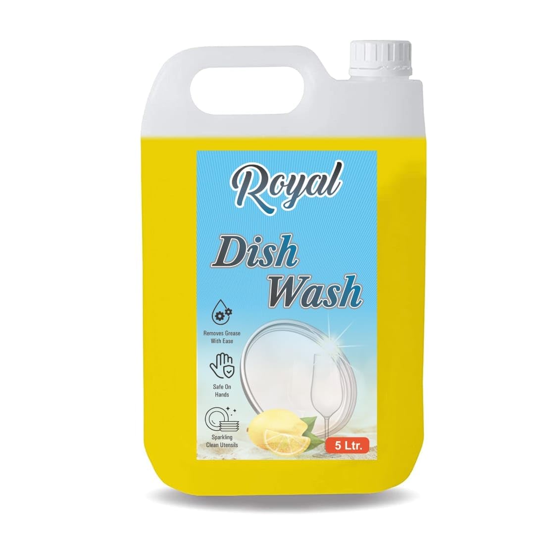 lemon Dishwash Gel, 5 Litres Economy Pack, Yellow, Powerful Cleaner Dish Wash Liquid Which Washes Utensils Easily (Pack of 1) (B0CSSQZ2HD) Amazon Price History, Amazon Price Tracker