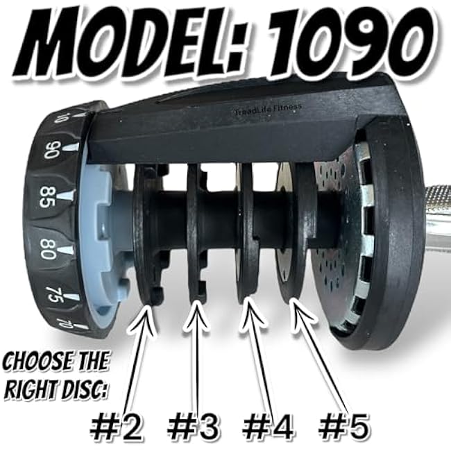 1090 Model Disc - Replacement for Bowflex Model 1090 SelectTech Dumbbells (Disc #5)