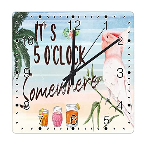 Horloge murale oiseau pour raviver un mur vide sans travaux - 8