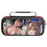 ウマ娘 Switch ケース スイッチ ケース 保護カバー 収納バッグ 防塵 防汚 耐衝撃 持ち運び便利 ゲーム機収納袋 大容量で20枚のゲームカードを収納可能 全面保護