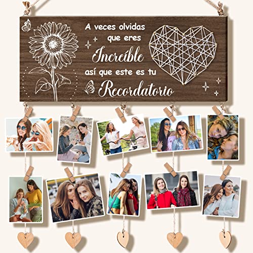 Vetbuosa Regalos Originales para Mujer, Regalo Dia de La Madre, Regalo Mujer, Marcos de Fotos, Regalos para Mujer, Regalos Mujer, Regalo Cumpleaños Mujer, Regalos Originales para El Dia de La Madre