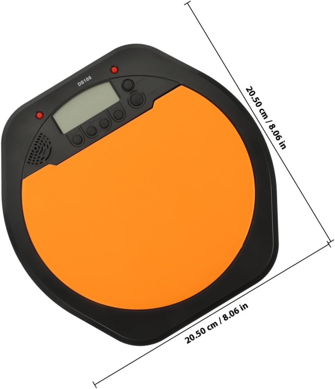 HEMOTON Digital Drum Metronome Practice Pad for Beginners Electronic Drum Training Pad with Built Metronome for Adult Drummers Quiet Practice and Skill Development