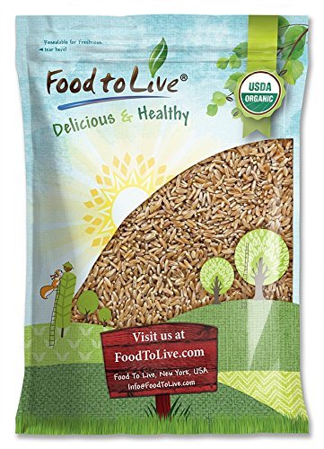 Organic KAMUT Khorasan Wheat Berries, 5 Pounds - 100% Whole Grain, Sproutable for Wheatgrass, Non-GM - //coolthings.us