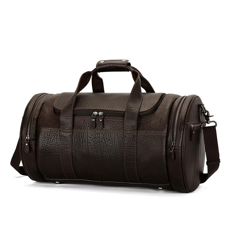Leather Briefcase for Men Portable Travel Bag Large Capacity Business Leather Top Layer Cowhide Storage Travel Bag Leisure Luggage Bag4
