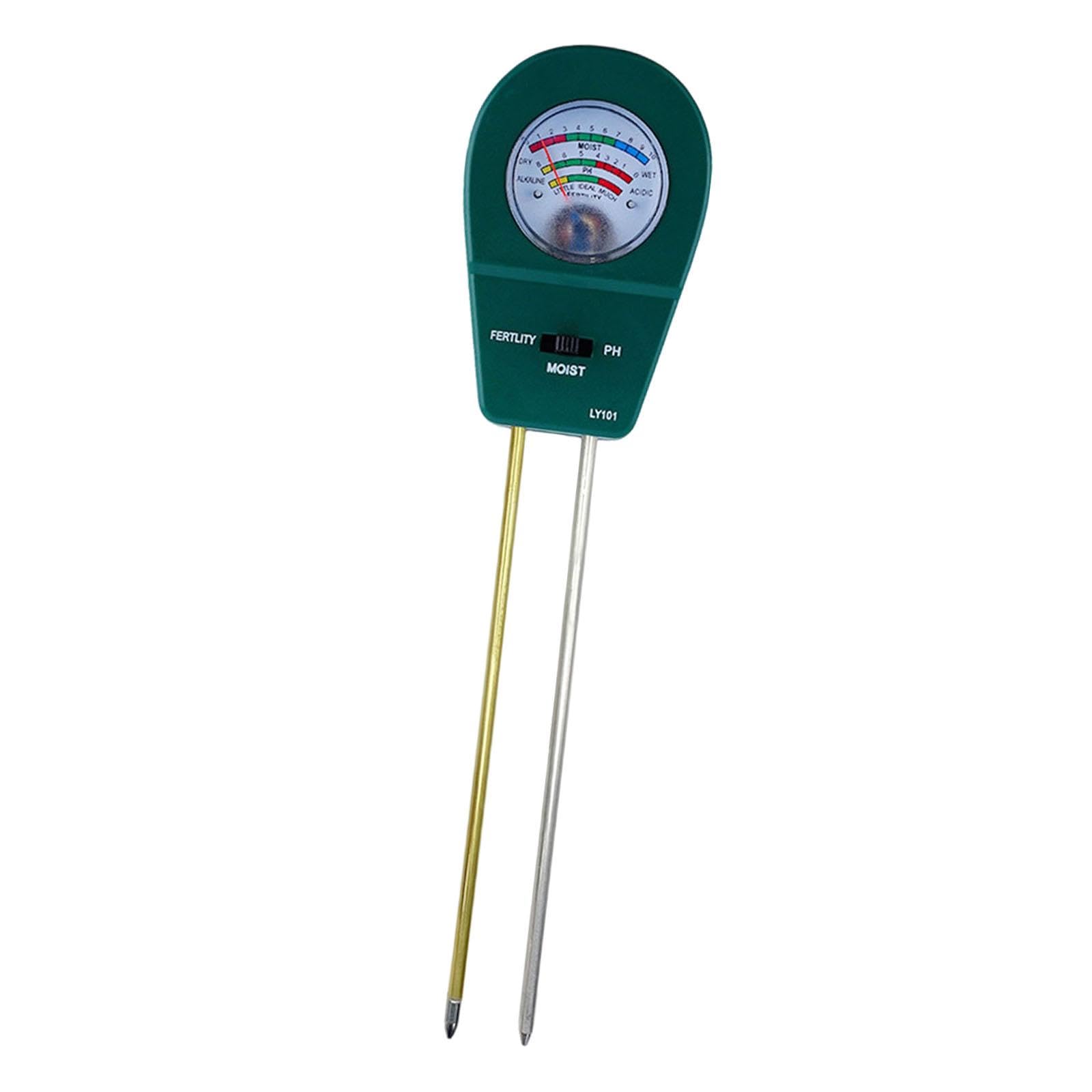 3 in 1 Soil Tester Portable Soil Moisture Meter for Farm Greenhouse Backyard Green-image-21