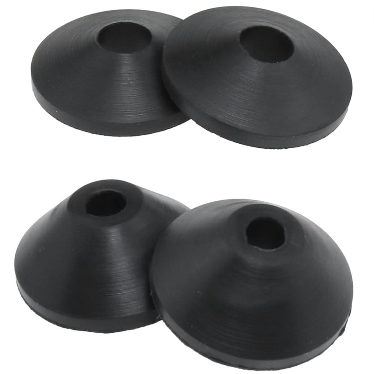 Uxcell Lot De 8 Rondelles En Caoutchouc M6 Coniques Anti-fuites Pour Réservoir De Toilettes, Boulons De Cuvette Et Réparation De Toilettes, Noir