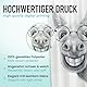 arteneur® - Hipster Esel - Anti-Schimmel Duschvorhang 180x200 - Öko-Tex Standard 100 - Beschwerter Saum, Blickdicht, Wasserdicht, Waschbar, 12 Ringe